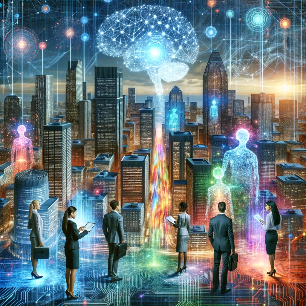 AI-powered digital ecosystems transforming business landscapes.