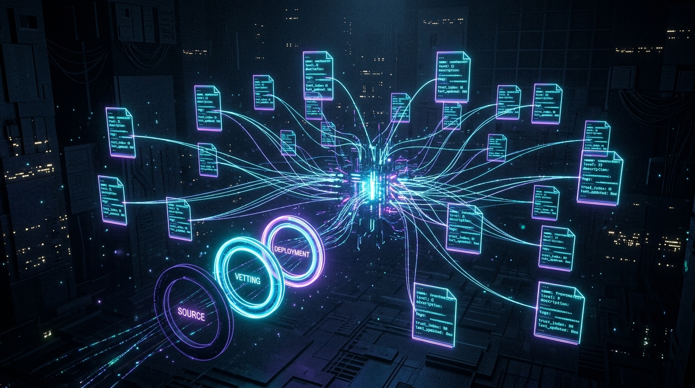 Deploying a skill from the hub: trust, source, and vetting