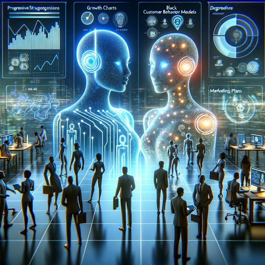 AI agents improving digital business interactions.