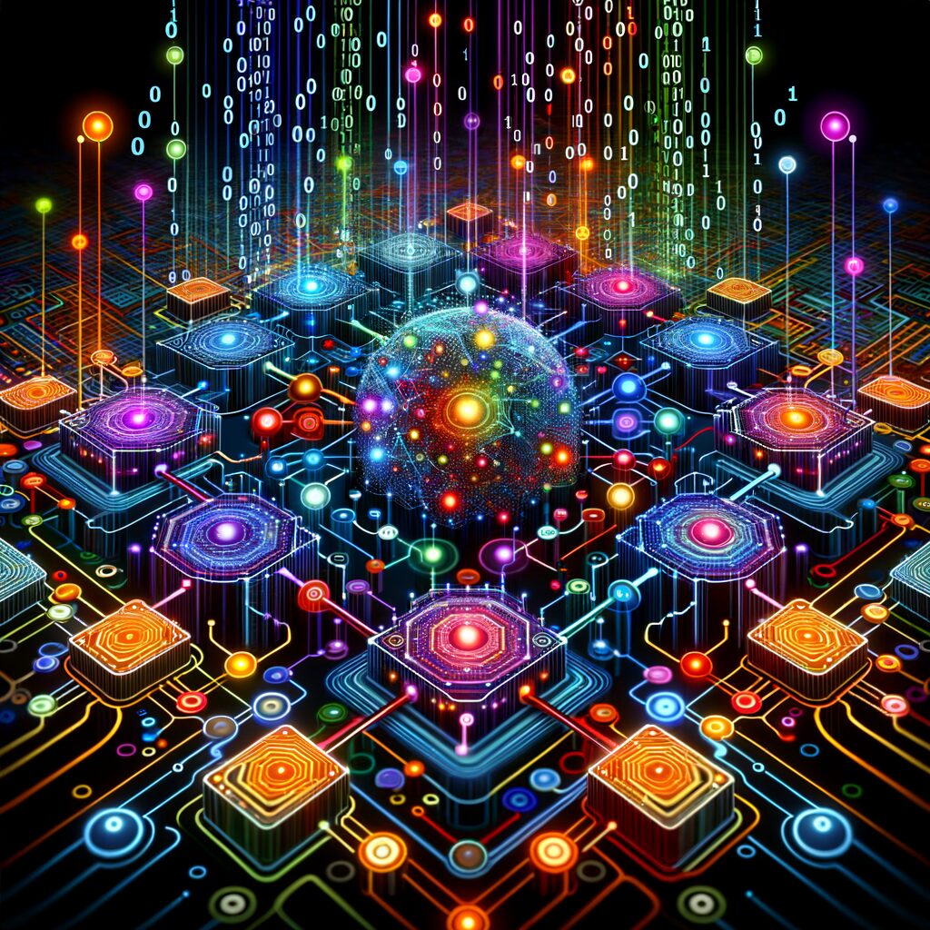 AI collaboration in a digital ecosystem.