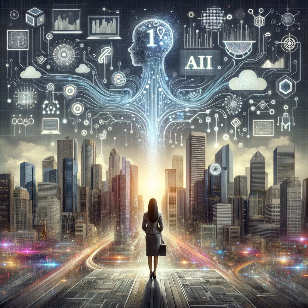 AI integration transforming digital business landscape.