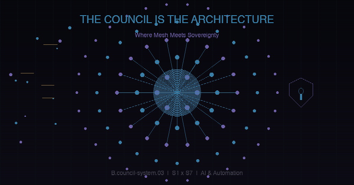 Cypherpunk goth hexagonal mesh network with shield and keyhole symbol