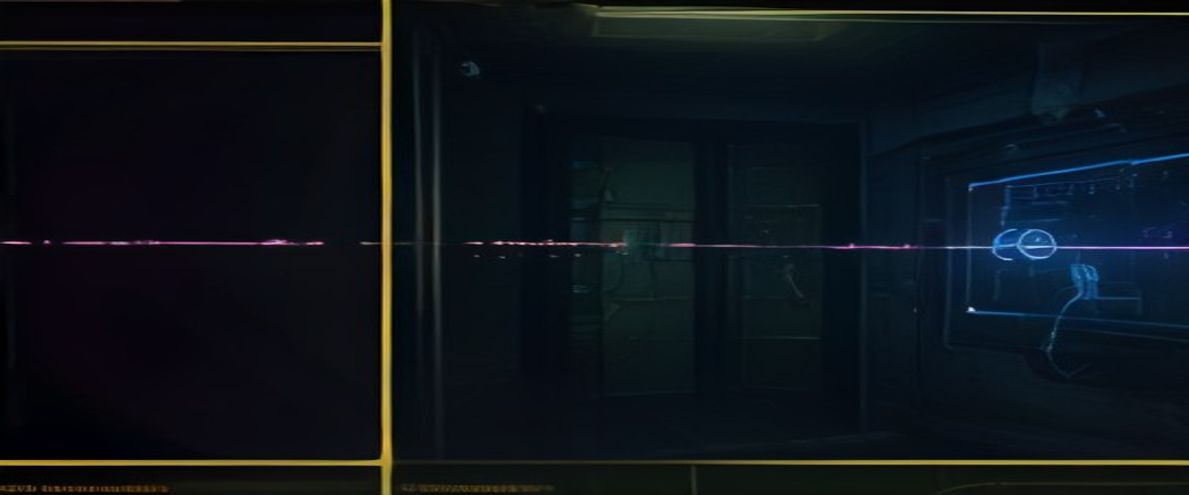 Sovereign Sentry mesh security system - cyberpunk home and renaissance office split-screen