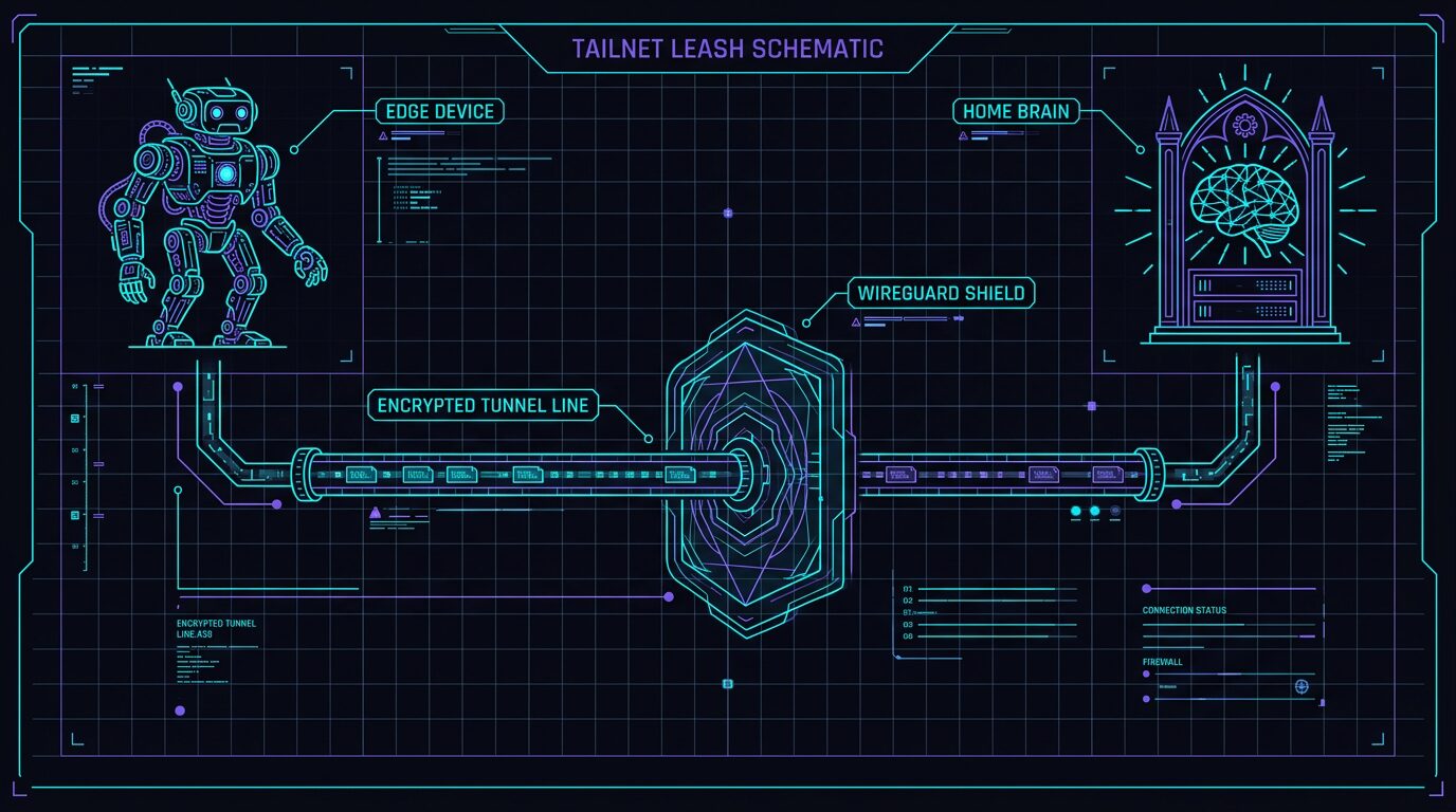 The tailnet leash — streaming LIDAR back home