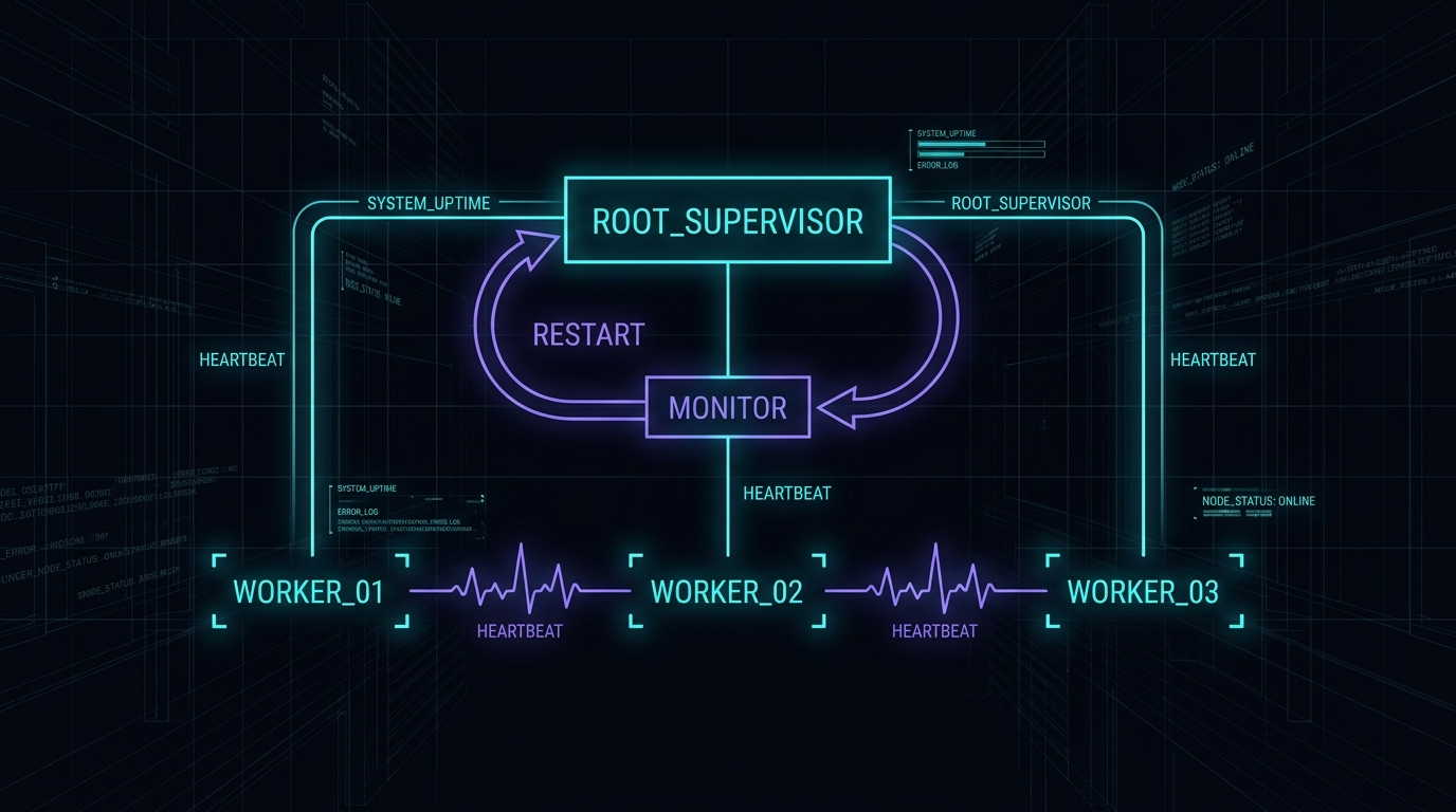 The Erlang actor mesh at fleet scale — supervision trees in the SECTOR07a futures round